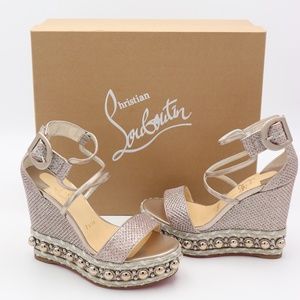 chocazeppa studded wedge